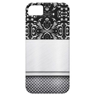 Metallic, Mesh, Damask Hi Tech Look iPhone 5 Case