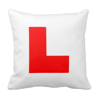 L Plate Learner Driver / Bachelorette Hen Night Pillows