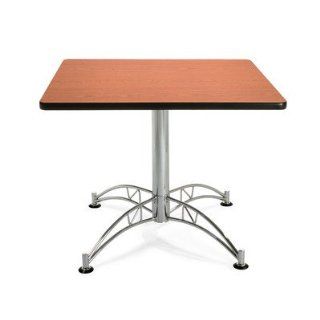 Ofm Cafeteria Table   36X36"   Cherry   Cherry