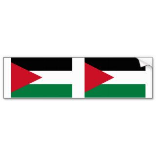 Palestine   Long Triangle, Palau flag Bumper Stickers