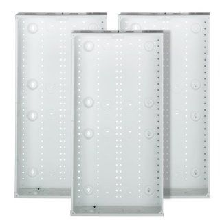 Leviton 47605 28G SMC 28 Inch Series, Structured Media Enclosure only, 3 Pack, White   Electrical Boxes  