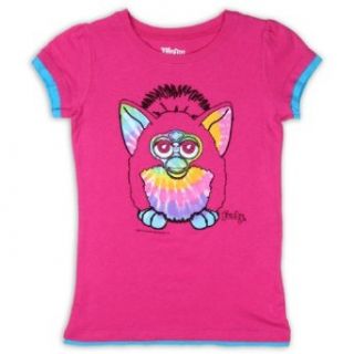 Furby Girls Glitter Tee Shirt Novelty T Shirts Clothing