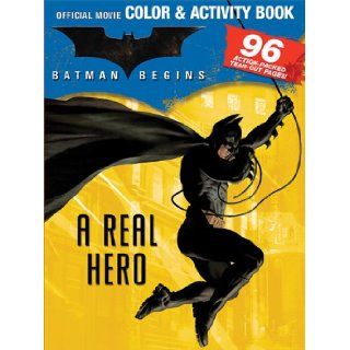 Batman Begins Giant Color & Activity Book Batman  A Real Hero Victoria Forlini 9780696225062 Books