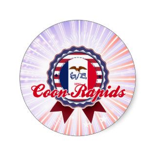 Coon Rapids, IA Round Sticker