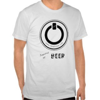 Powered By Beer "Made in USA" (Men's) Fitted Shirt
