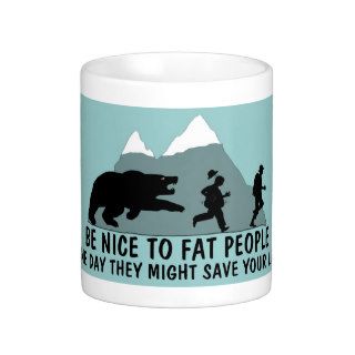 Funny fat joke coffee mug