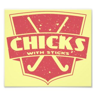 Field Hockey Chicks With Sticks Photo Print