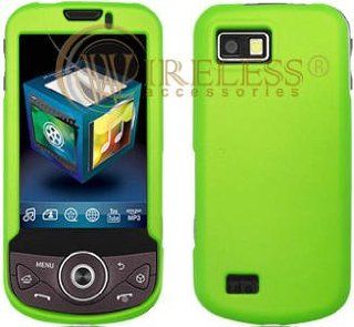 Green Rubberized Phone Cover for T Mobile Samsung Behold II 2 T939 Protector Case Cell Phones & Accessories