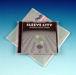 Resealable Single Jewel Case Outer Sleeve (100 Pack) Electronics