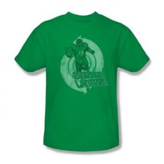 Green Lantern   Power Adult T Shirt In Kelly Green Clothing