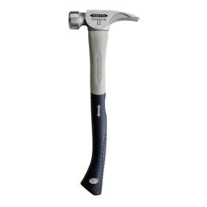Stiletto 12 Oz. Titanium Smooth Face Hammer with 16 in. Curved Poly/FG Handle TI12SC P16