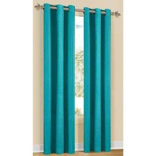 Mirage Curtain (Set of 2) Color Turquoise   Window Treatment Curtains