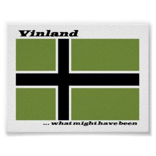 Vinland Flag   What Might Have Been Print