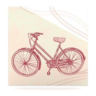 Kess InHouse Sam Posnick Bicycle Aluminum Floating Art Panel, 8 by 8 Inch  