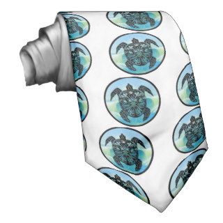 Celtic Sea Turtle Neck Tie