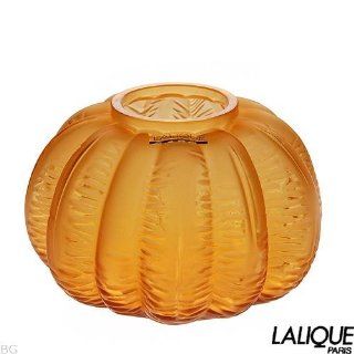 Lalique Vase Halloween Ambre Collection Made in France Handmade Luxurious Bowl Jewelry Sets Jewelry