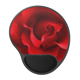 Red Rose Flower   Flowers Roses Template Floral Gel Mouse Pad