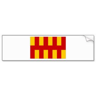 United Kingdom Northumberland Flag Bumper Stickers
