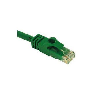 CABLES TO GO 1FT CAT6 550 MHZ SNAGLESS PATCH CABLE GREEN 24 AWG Stranded Copper Jacket PVC Electronics