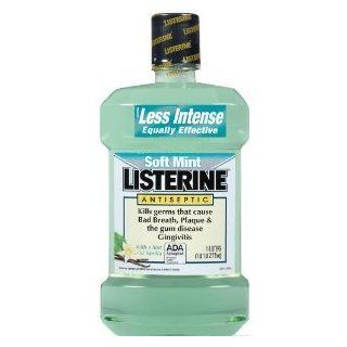 Listerine Antiseptic Mouthwash, Soft Mint 50.7 oz. (Pack of 6) Health & Personal Care