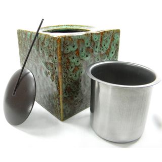 Ceramic Flame Pot Candles & Holders