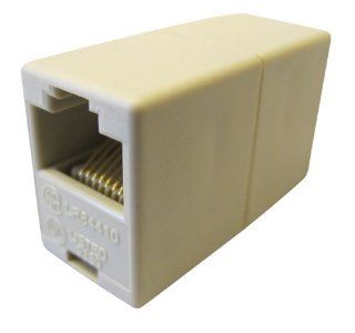 Allen Tel AT210 8 PP 8 Conductor, 8 Position, Wired Pin To Pin In Line Coupler, Ivory   Close To Ceiling Light Fixtures  