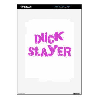 Duck Slayer Decals For iPad 2
