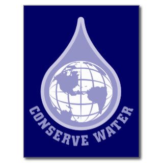Conserve Water Postcard