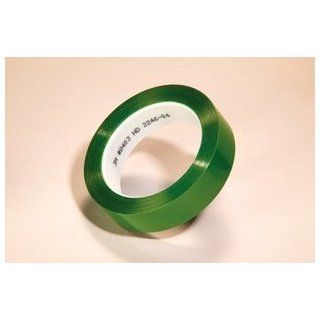 3M 8403 Polyester Silicone Adhesive Tape, 350 Degree F Performance Temperature, 2.4 mil Thick, 72 yds Length x 3" Width, Green Duct Tape