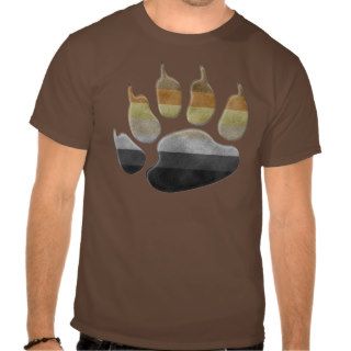 Gay Bear Pride Paw Tee Shirts