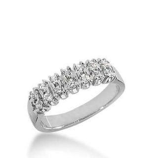 Diamond Wedding Ring 14 Round Stone 0.02 ct Total 0.28 ctw. 401 WR1654 Wedding Bands Jewelry