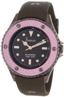 Freelook Women's HA9035 5B Aquajelly Brown with Pink Bezel Watch at  Women's Watch store.