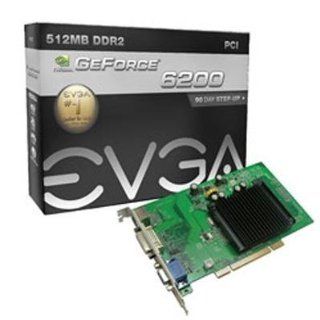 Evga Geforce 6200 512mb Pci Ddr2 (512 p1 n402 lr)   Computers & Accessories