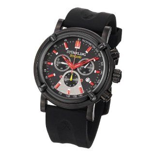 Stuhrling Xtreme Men's 355.335B1 Aevus Swiss Quartz Chronograph Black Watch at  Men's Watch store.