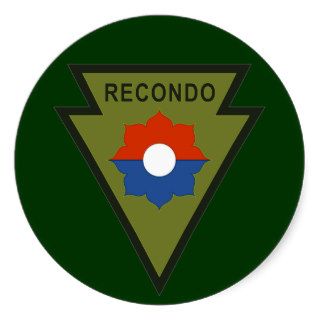 9th Inf Div Recondos sticker