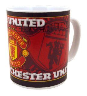 Manchester United Team Mug  Sports Fan Coffee Mugs  Sports & Outdoors