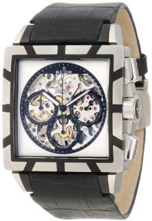 Edox Men's 95001 357N NIN Classe Royale   Limited Edition Automatic Chronograph Sapphire Crystal Skeletal Dial Leather Watch at  Men's Watch store.