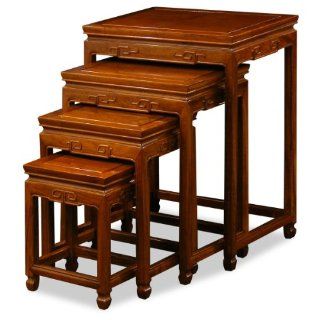 Rosewood Ming Nesting Tables   Natural  