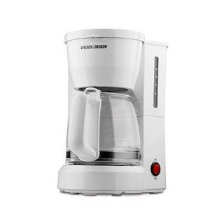B&d Dcm600w White Coffeemaker 5cup Lighted On Off Switch