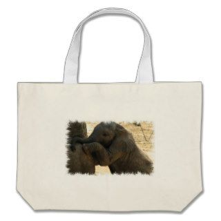 Baby Elephant Canvas Bag
