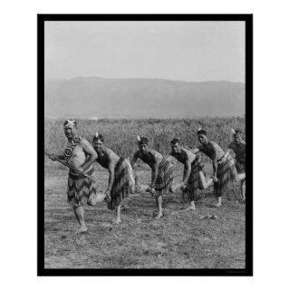 Maori War Dance 1917 Posters