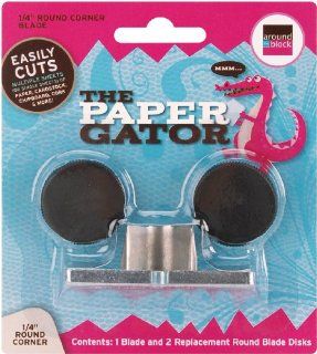 Around the Block Paper Gator 1/4 Inch Blade with 2 Replacement Round Blade Disks