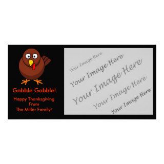 Thanksgiving Turkey Gobble Gobble Photo Cards