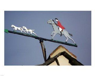 Horse and Rider Weathervane Poster (10.00 x 8.00)   Prints