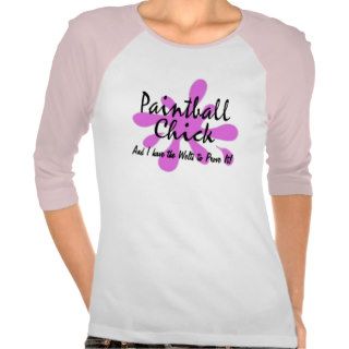Paintball Chick Tee Shirt