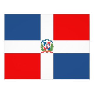 Dominican Republic Flag Personalized Flyer