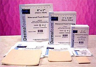 DermaFoam   Box of 10   4"x 4.25" Health & Personal Care