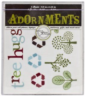 Die Cuts With A View Adornment Recycled Peel & Stick, 2 Sheets