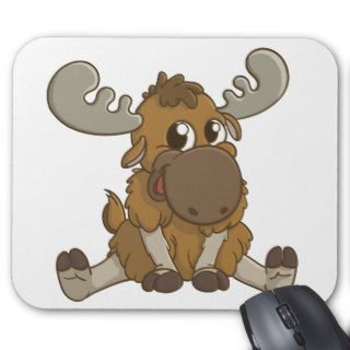 Cartoon Moose Mousepad