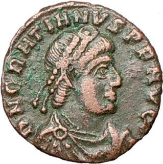 Gratian 367AD Authentic Ancient Roman Coin Victory Angel 